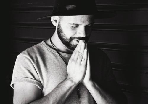 man praying