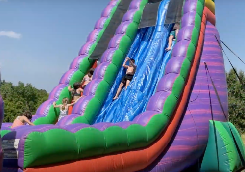 water slide